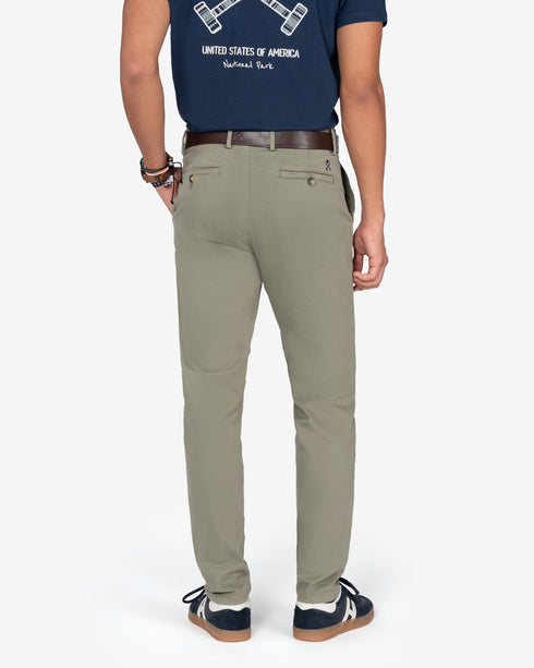 PANTALON CHINO ICON HARPER & NEYER 101125001 LUZ MILITAR