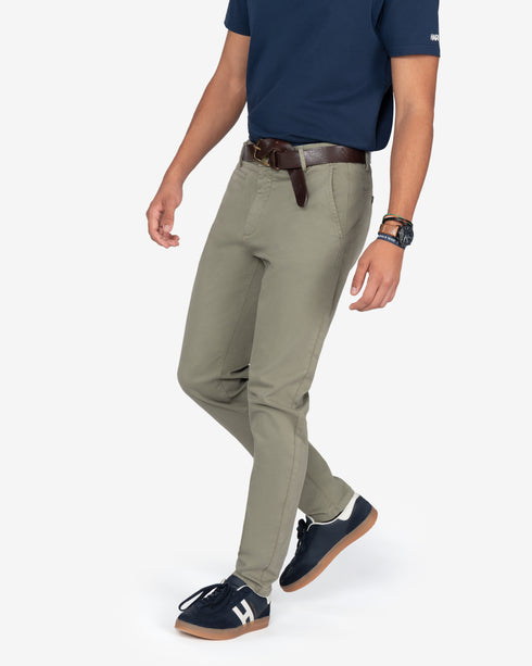 PANTALON CHINO ICON HARPER & NEYER 101125001 LUZ MILITAR