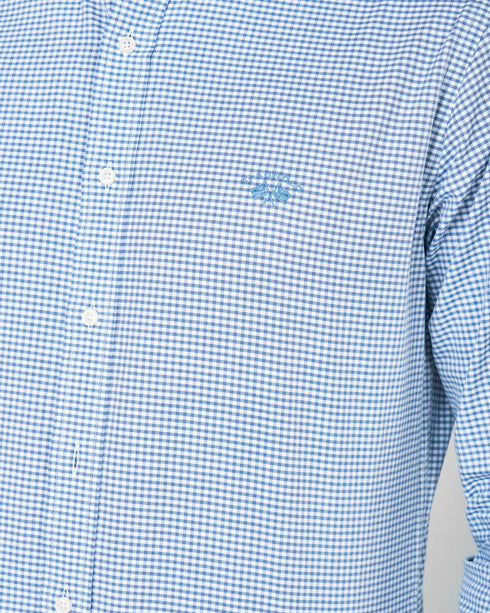 CAMISA C/BOTON VIYELA CUADROS 0025 000164 SPAGNOLO