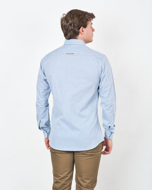 CAMISA C/BOTON VIYELA CUADROS 0025 000164 SPAGNOLO