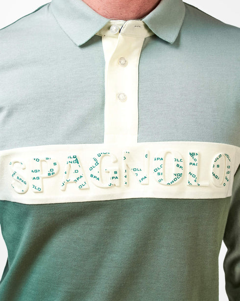 POLO SPG TRICOLOR 1143337 VERDE