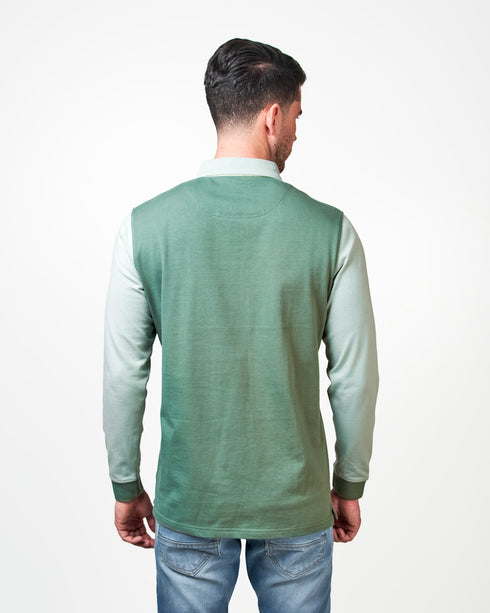 POLO SPG TRICOLOR 1143337 VERDE