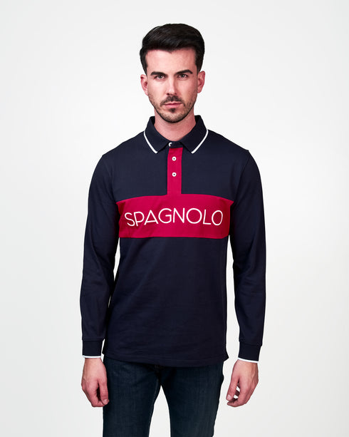 POLO SPG BANDA ROJA 1143732 ROJO/MARINO