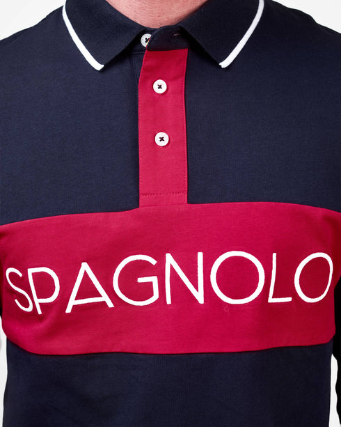 POLO SPG BANDA ROJA 1143732 ROJO/MARINO