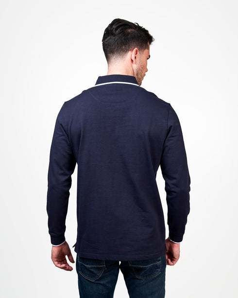 POLO SPG BANDA ROJA 1143732 ROJO/MARINO