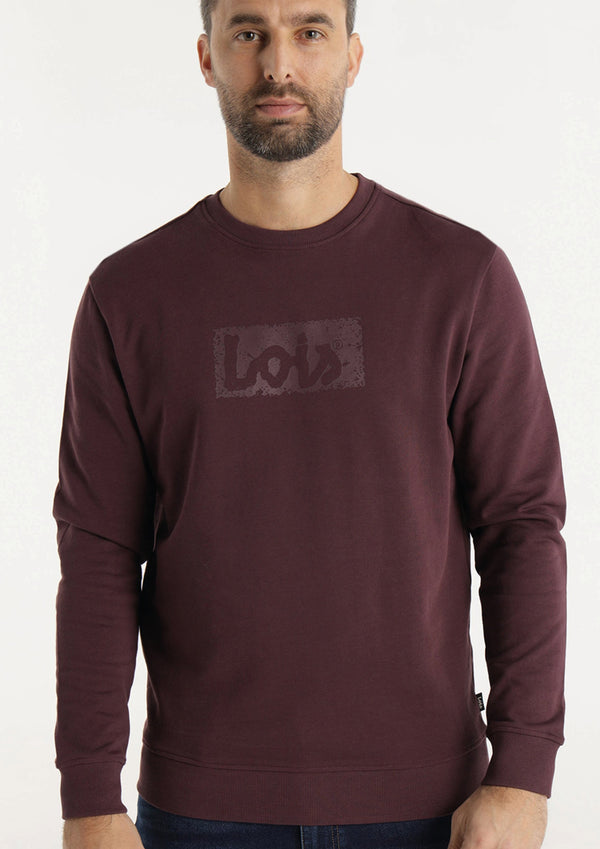 SUDADERA LOIS SIMON-RYM 143357 BURDEOS