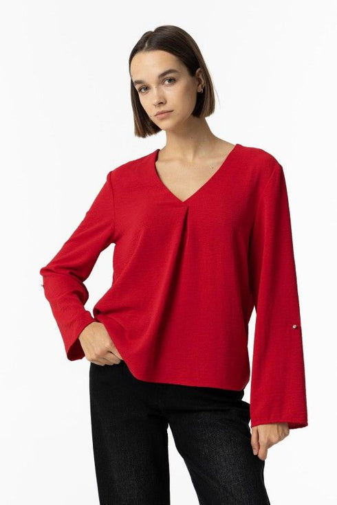 Blusa Manga Larga TIFFOSI Sand 534 Rojo Tango