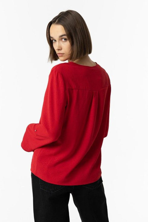 Blusa Manga Larga TIFFOSI Sand 534 Rojo Tango