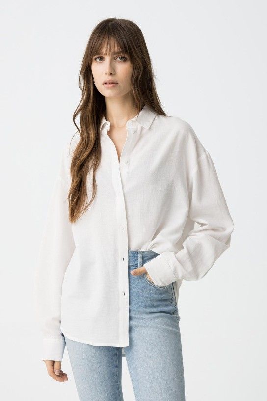 Camisa Manga Larga TIFFOSI Elli_6 110 Blanco Brillante