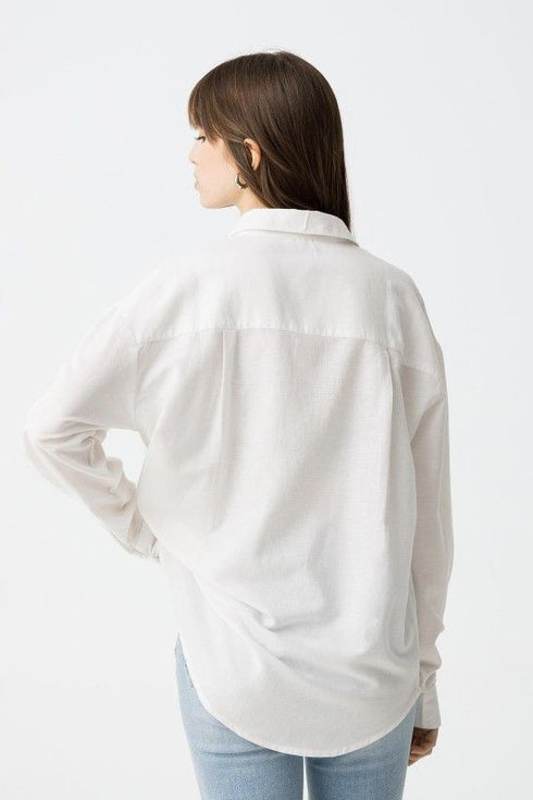 Camisa Manga Larga TIFFOSI Elli_6 110 Blanco Brillante