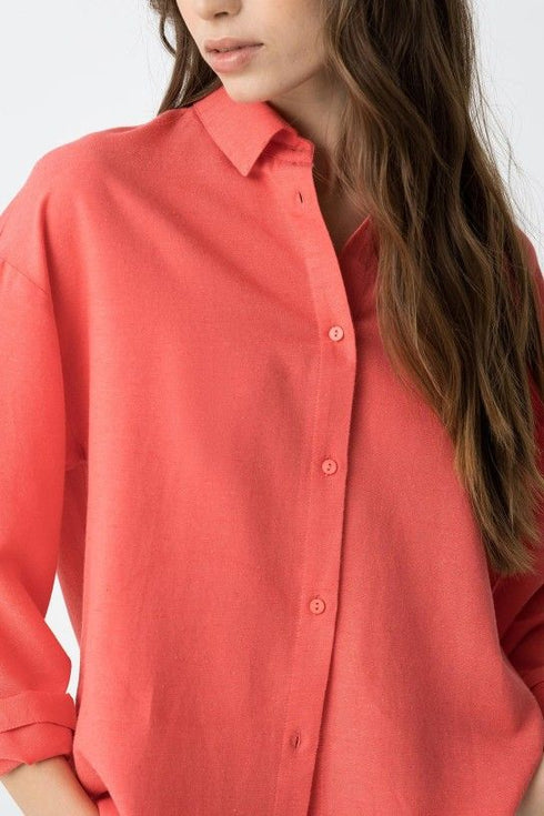Camisa Manga Larga TIFFOSI Elli_6 403 Spiced Coral
