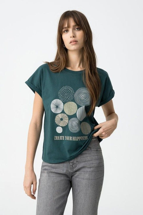 Camiseta Manga Corta TIFFOSI Carmo_4 854 Deep Teal