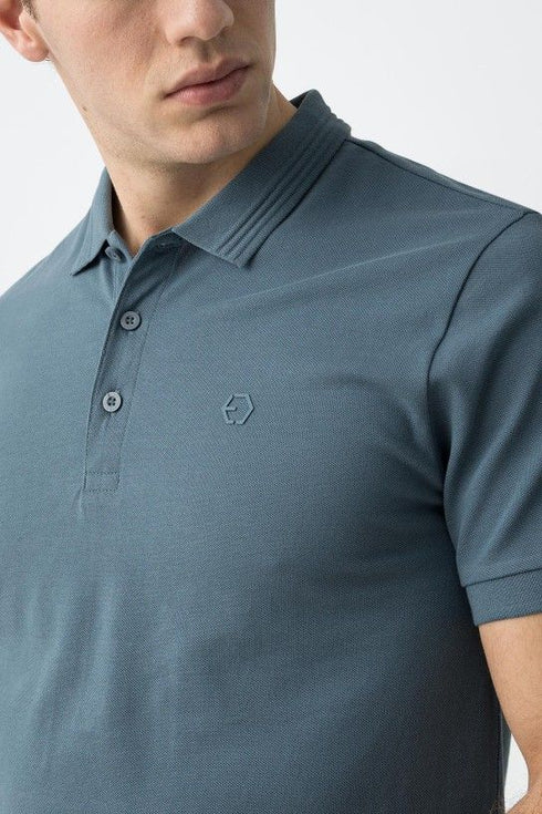 Polo Manga Corta TIFFOSI Manning_2 747 Blue Mirage
