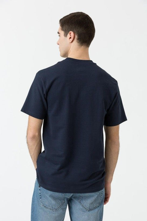 Camiseta Manga Corta TIFFOSI Shawn 773 Azul de Metileno