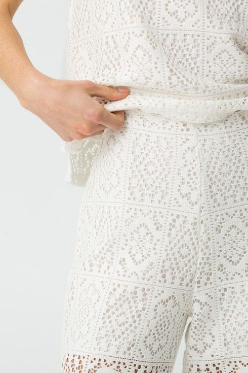 Pantalón TIFFOSI Pearl_B 110 Blanco Brillante