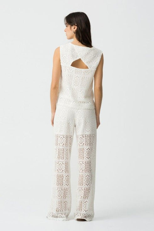 Pantalón TIFFOSI Pearl_B 110 Blanco Brillante