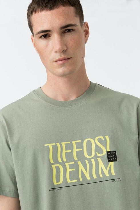 Camiseta Manga Corta TIFFOSI Ira 805 Verde Pistacho