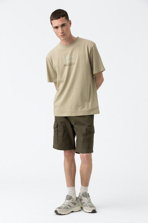 Bermudas TIFFOSI Short Cargo Regular 3 826 Gris Puerto