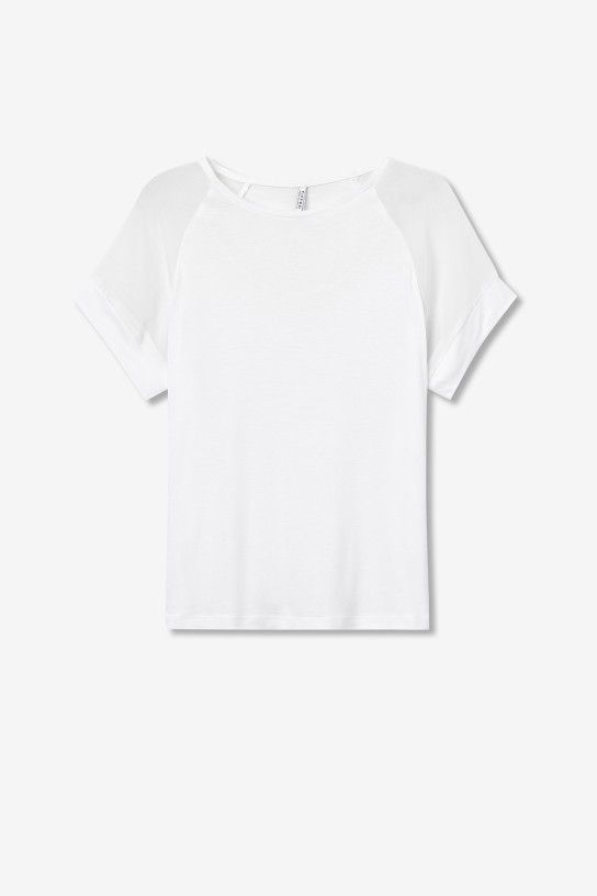 Camiseta Manga Corta TIFFOSI Cilita_2 110 Blanco Brillante