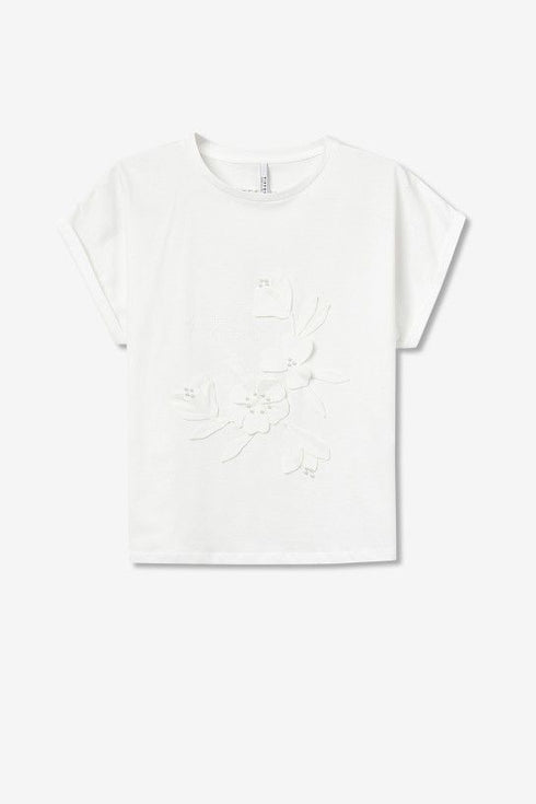 Camiseta Manga Corta TIFFOSI Max 110 Blanco Brillante