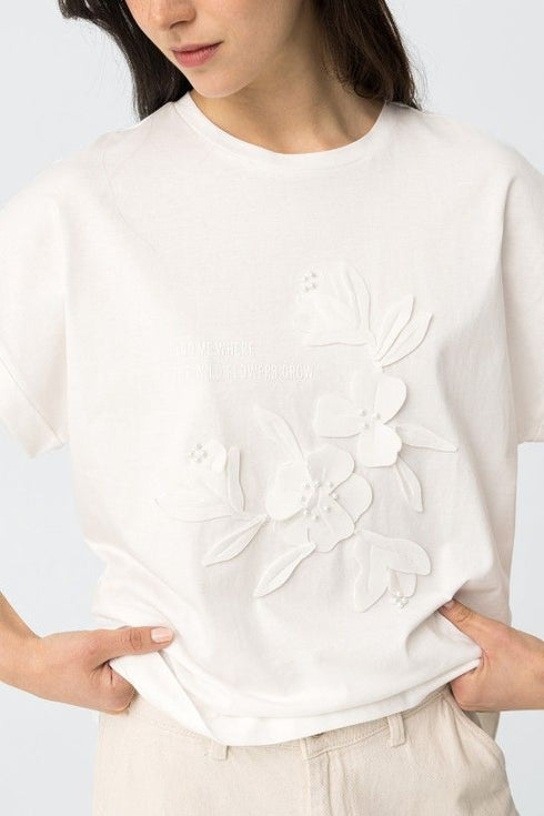 Camiseta Manga Corta TIFFOSI Max 110 Blanco Brillante