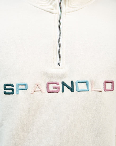 SUDADERA SPG LETRAS COLORES174380045 CREMA