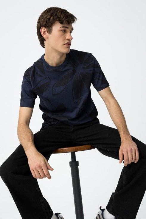 Camiseta Manga Corta TIFFOSI Cancun 793 Dress Blues