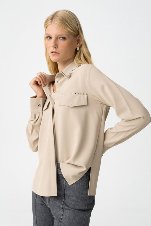 Camisa Manga Larga TIFFOSI Alperce 10062613 178 Bronceado