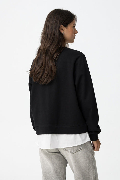 Sudadera TIFFOSI Prata_23 10064169 Negra