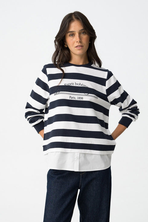 Sudadera TIFFOSI Prata_23 10064169 798 Rayas