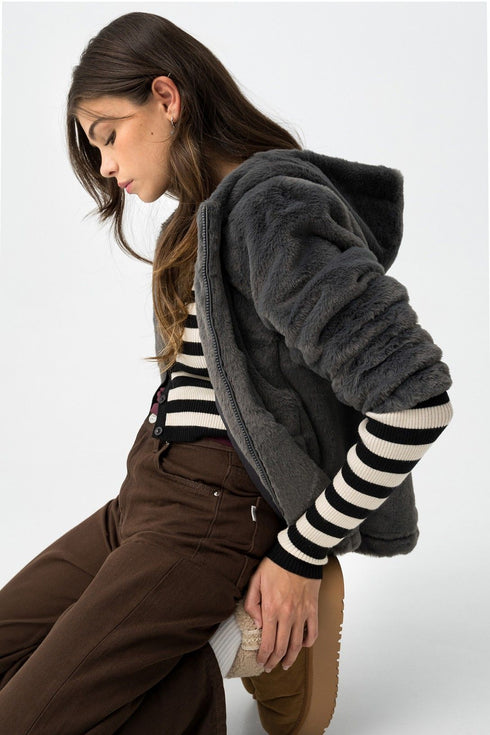 Chaqueta TIFFOSI Grace_4 10062701 054 Gris Roca