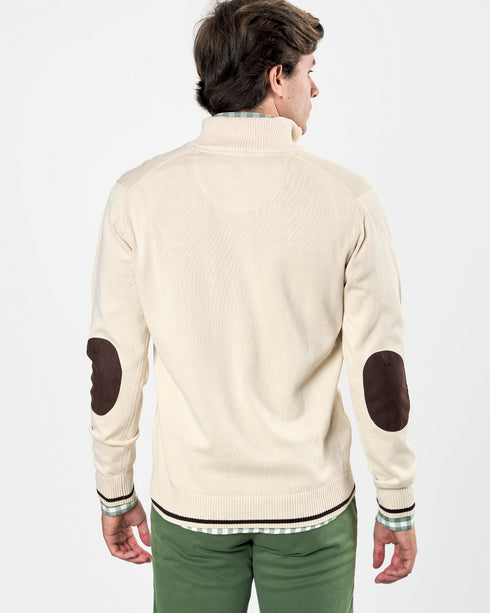 JERSEY C/PADEL CONTRASTE SUEDE 1005 000011 SPAGNOLO