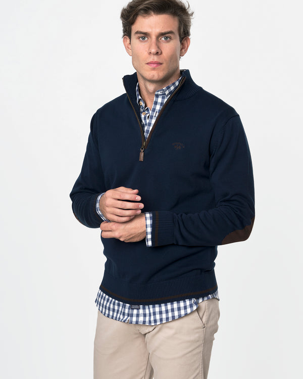 JERSEY C/PADEL CONTRASTE SUEDE 1005 000068 SPAGNOLO