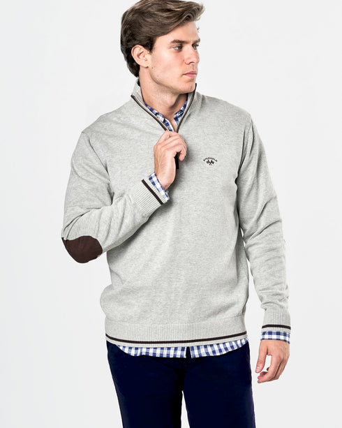 JERSEY C/PADEL CONTRASTE SUEDE 1005 000093 SPAGNOLO