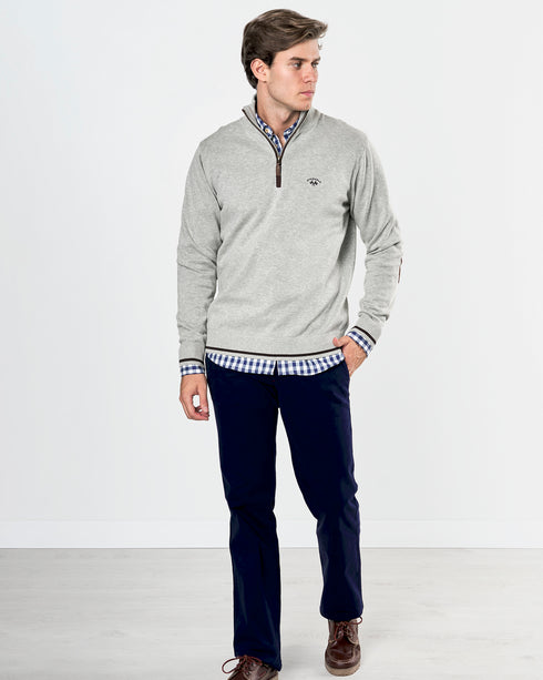 JERSEY C/PADEL CONTRASTE SUEDE 1005 000093 SPAGNOLO