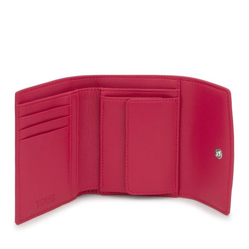 BILLETERA S. POCKET TOUS BLOOM FUCSIA
