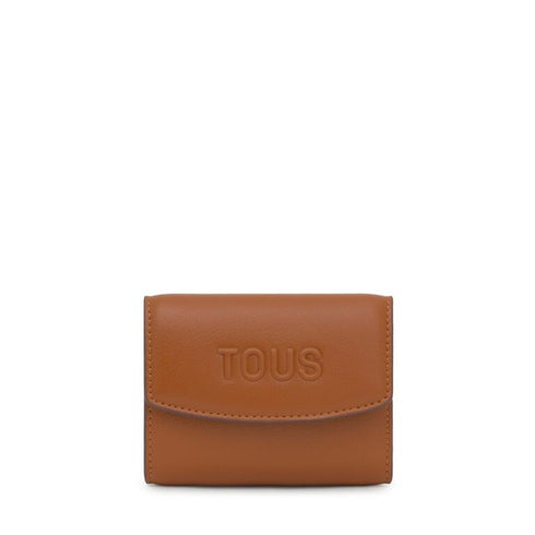 BILLETERA S. POCKET TOUS BLOOM CAMEL