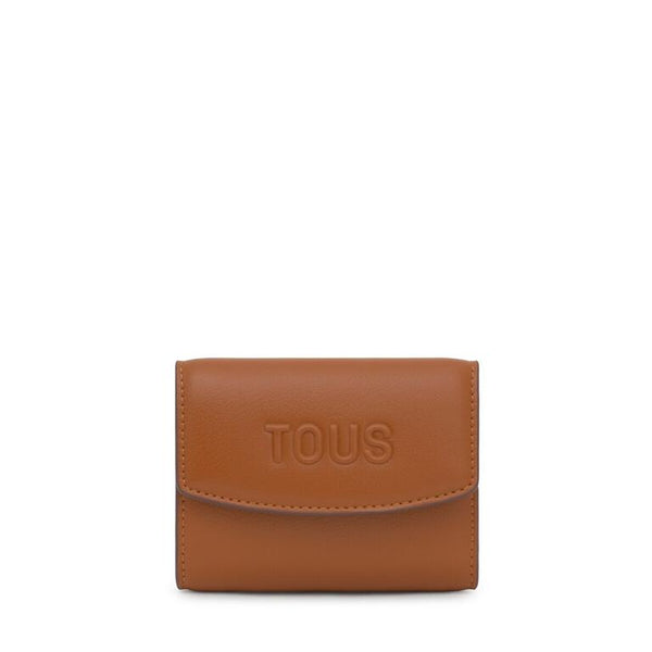 BILLETERA S. POCKET TOUS BLOOM CAMEL
