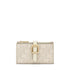 BILLETERA S. T BUCKLES SILHOUETTE BEIGE