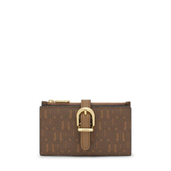 BILLETERA S. T BUCKLES SILHOUETTE TIERRA