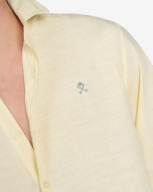 CAMISA ROYAL ACADEMY VAINILLA YELLOW Harper & Neyer
