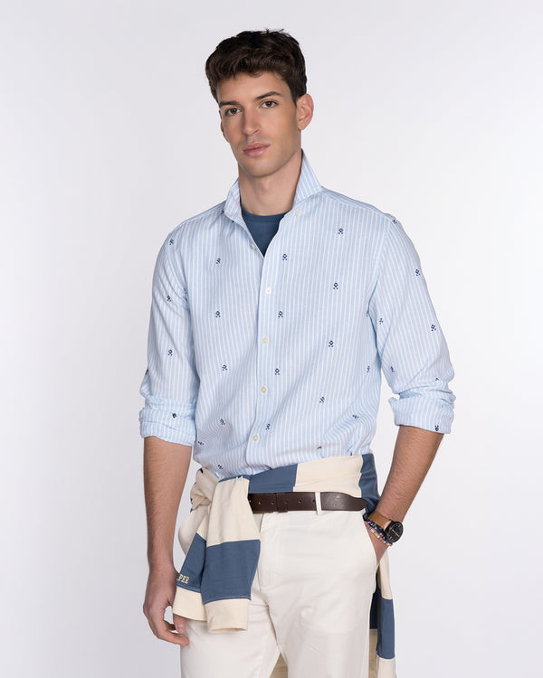 CAMISA MULTILOGO LIGHT BLUE Harper & Neyer