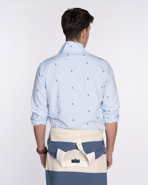 CAMISA MULTILOGO LIGHT BLUE Harper & Neyer