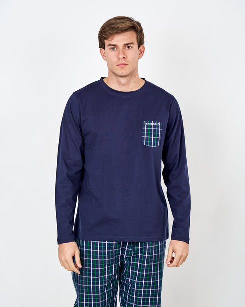 PIJAMA POPELIN 3767 685501 SPAGNOLO