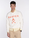 SUDADERA NEW ENGLAND OFF WHITE Harper & Neyer