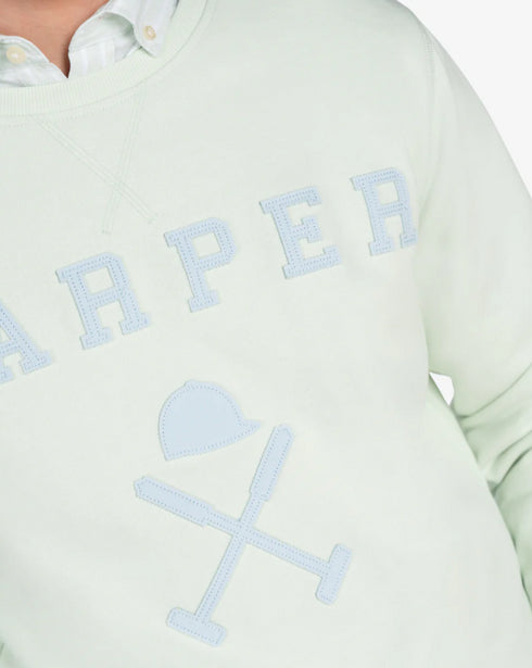 SUDADERA NEW ENGLAND GREEN MINT Harper & Neyer