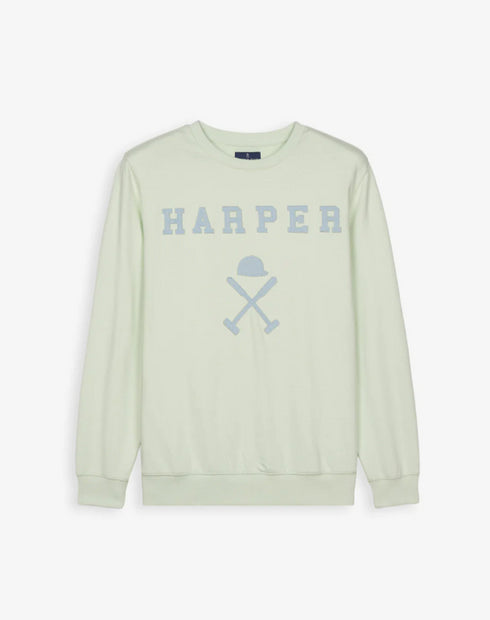 SUDADERA NEW ENGLAND GREEN MINT Harper & Neyer