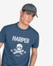 CAMISETA SKULL WASH BLUE Harper & Neyer