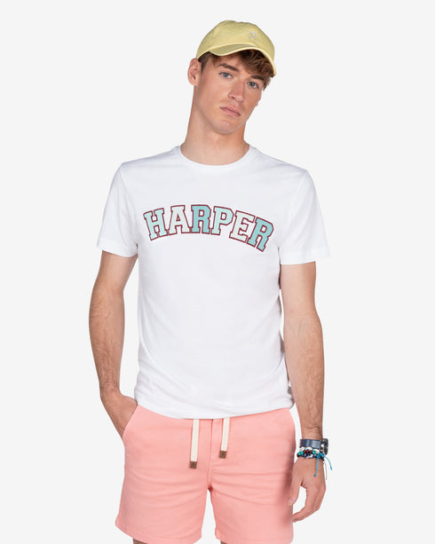 CAMISETA LOS ANGELES WHITE Harper & Neyer