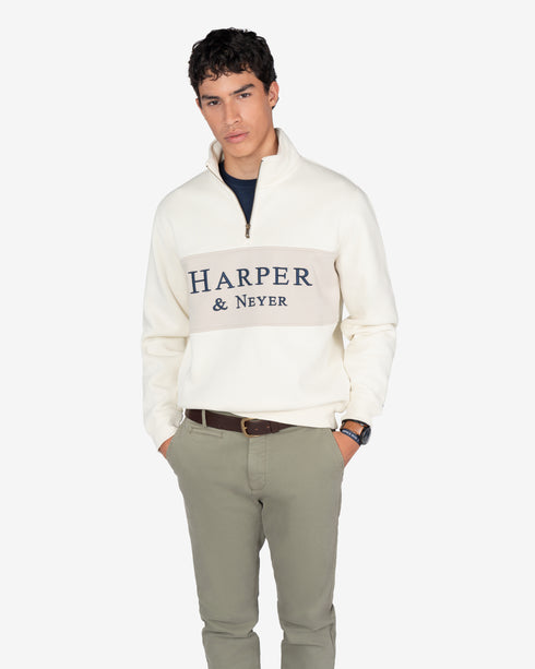 SUDADERA MARYLAND HARPER & NEYER 404125011 CRUDO
